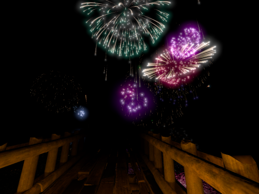 Summer FireWorks bridge