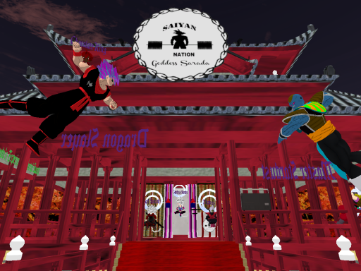 Saiyan Nation Temple Night
