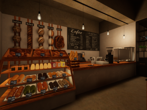 Stylish cafe