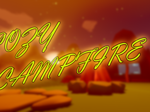 Cozy Campfire at Sunset