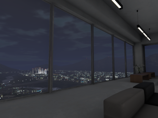 街を見下ろせるお部屋 夜ver