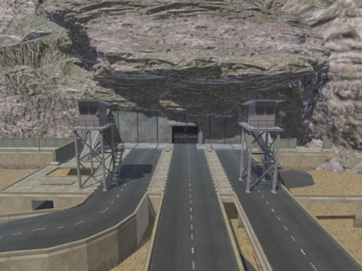 軍の基地 屋外