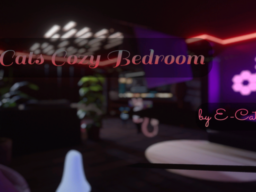 Cats Cozy Bedroom