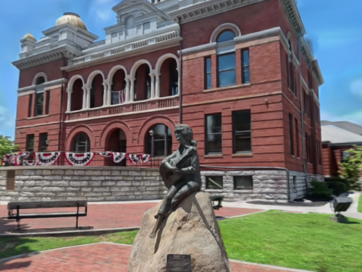 Dolly Parton Statue 3DGS