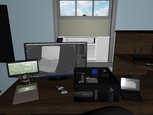 Inside a computer