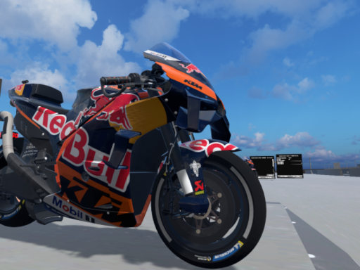 Le Mans Redbull MotoGP bike TEST WIP