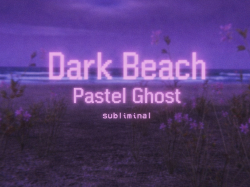 Dark Beach Pastel ghost
