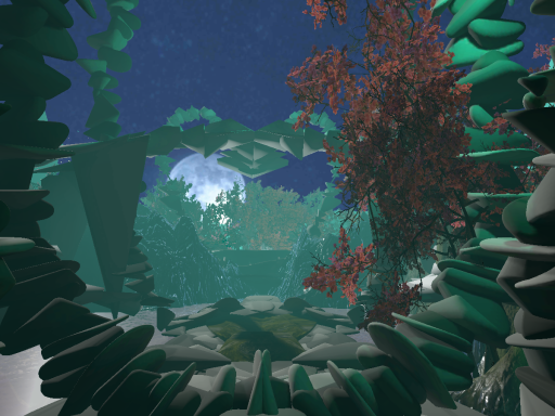 Magic Castle Forest with butterfly avatars