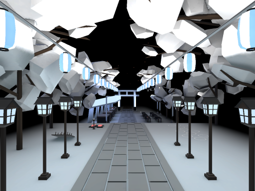 Ennichi Playground˸ Winter