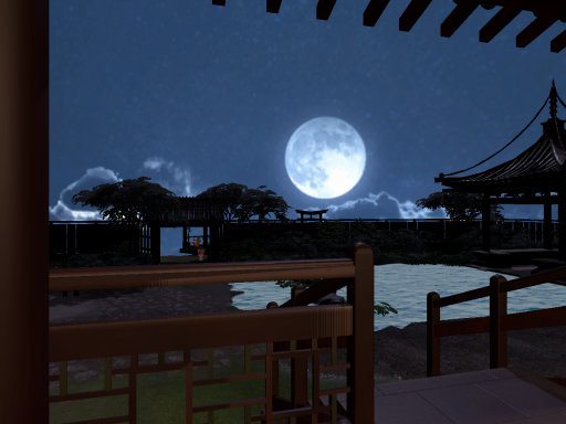 夜の庭院·烟火