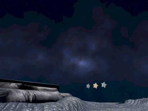 星を見ながら寝るだけのワールド