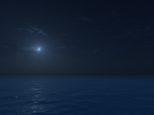 月明りの夜に
