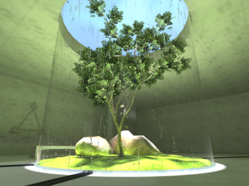 Small green space