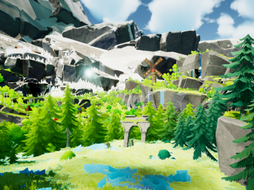 lush forest
