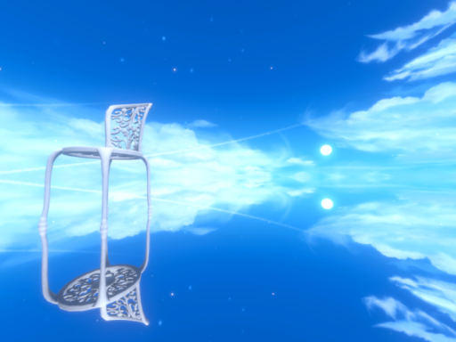 mirror blue sky