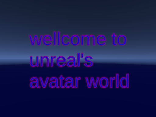 unreal's avatar world