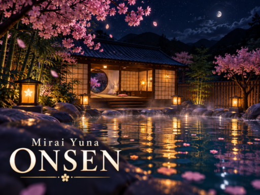ONSEN ｜ Moonlit Sakura Mirai Yuna