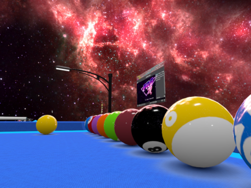 Pool spot in space