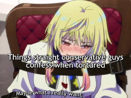 Things straight conservative guys confess when tortured