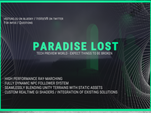 Light Experiments˸ Paradise Lost