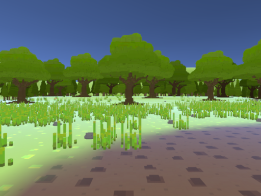 Voxel Summer Forest