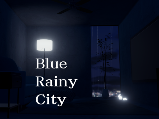 Blue Rainy City