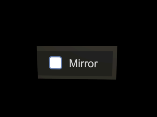 Optimized world with mirror