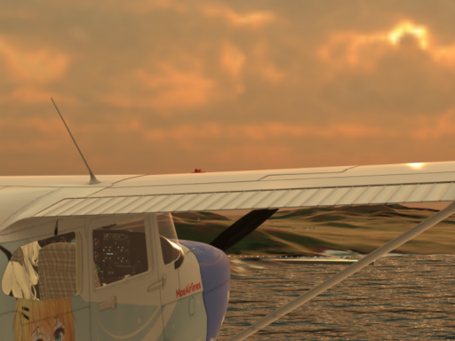 Island with Cessna