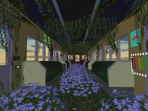 雲海の電車