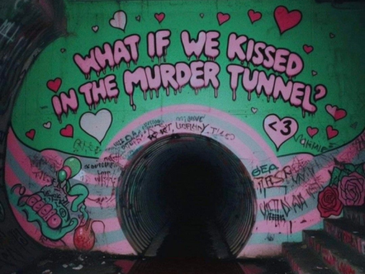 can we kiss in the murder tunnel?