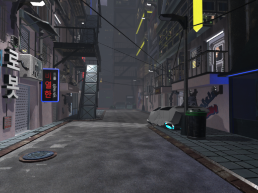 Neo Cyberpunk Core City 00