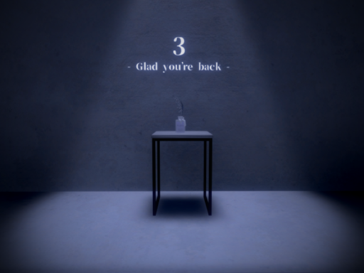 3 - Glad you're back -