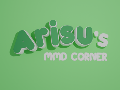 Arisu's MMD corner