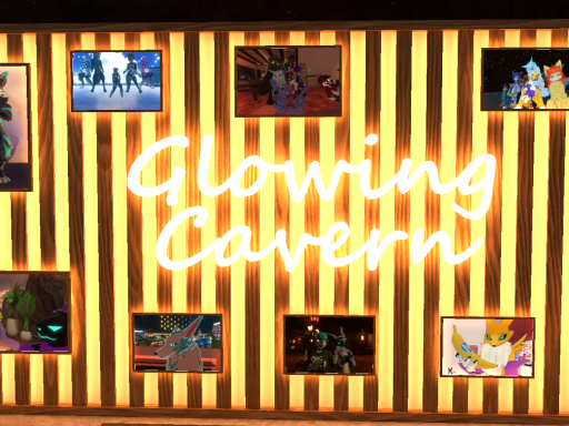Friends Unite Glowing Cavern