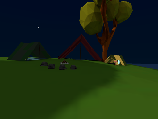 IN TENTS
