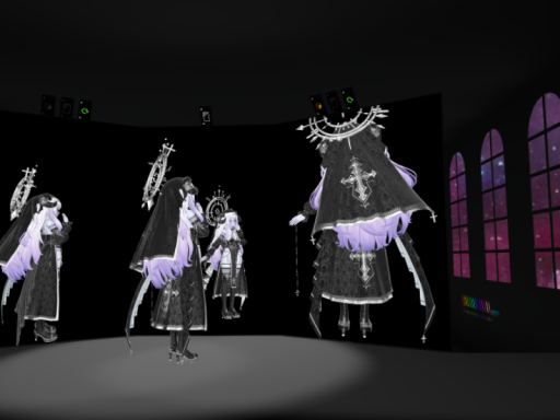 Three-Sided Mirror Room