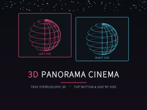 3D 360° cinema
