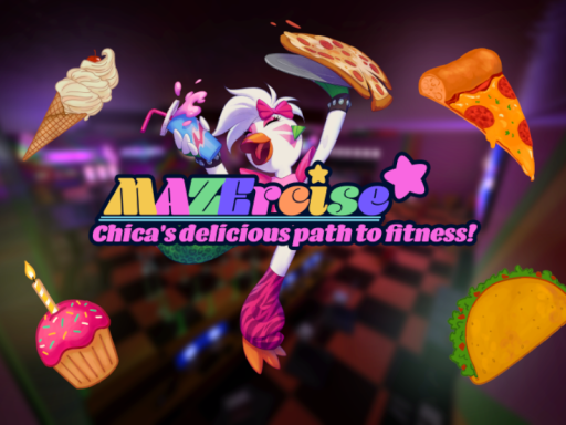 Mazercise Chica's delicious path to fitnessǃ ｜ FNAF˸ Security Breach