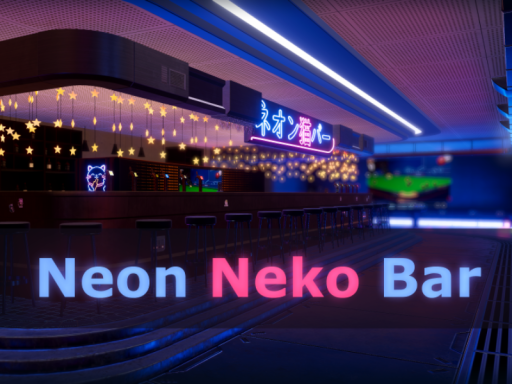 Neon Neko Cyberpunk Bar