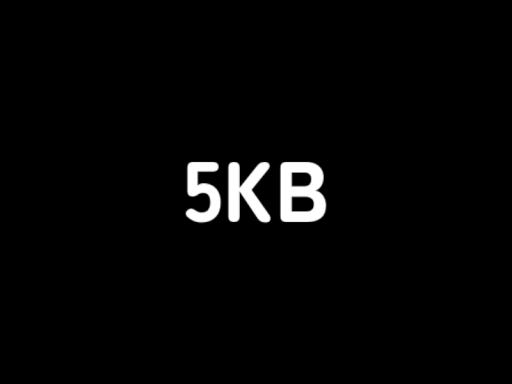 Under 5KB