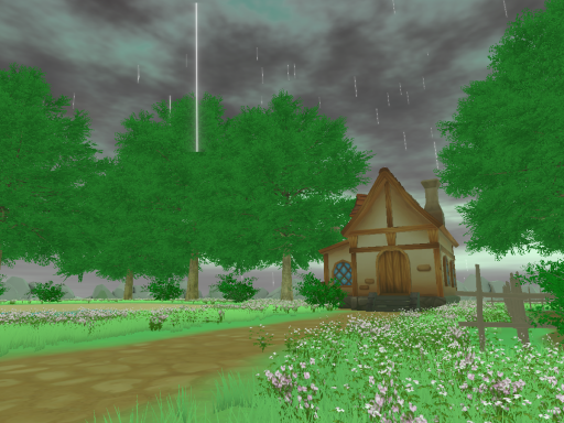 Rainy Garden