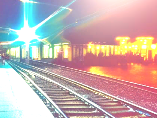A train dream