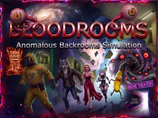 BLOODROOMS Anomalous Backrooms Simulation SCP