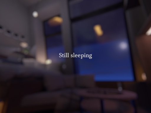 Still sleeping