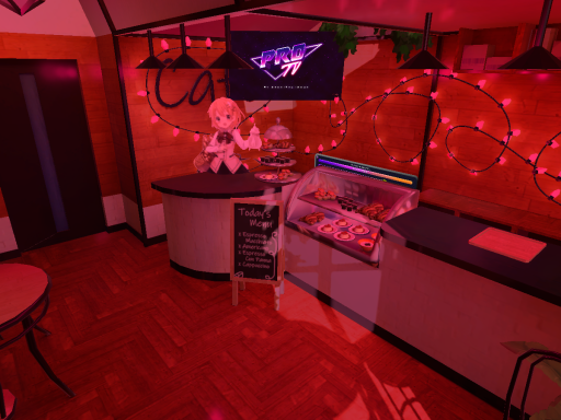 Romantic cafe