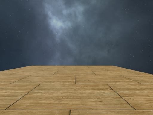 Floating platform in space․ yup․