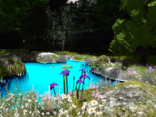bright blight forest -深山の水辺-