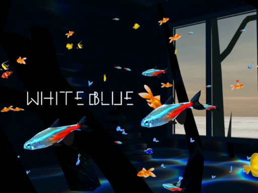 WHITE BLUE