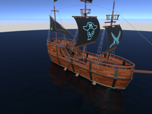 D-Kings favoite pirate ship