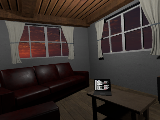 Bonk's sunset house
